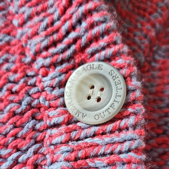 American Eagle Outfitters Pink Knit Cardigan - Picture 3 of 5